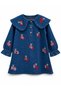 Bobby Jr Girls Strawberry Embroidered Baby Collar Jeans / Denim Dress 2/8 Years