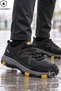 Dockers Men's Black Waterproof Lace-Up Outdoor and Daily Walking Shoes