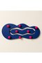 Wavy Design Wall Mounted 8-Piece Keychain Hanger – Navy Blue & Fuchsia - 4