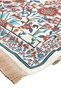 Red Ivy Pattern Velvet Prayer Rug - 3