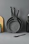 Stoneluxe 3-Piece Cast Iron Pan Set - 4