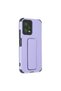 حافظة هاتف Xiaomi Poco X5 5g مصنوعة من السيليكون مع حامل ميجا - أرجواني - 2