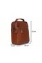 Genuine Leather Men's Shoulder Bag with Strap - 8