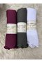 3 Pcs Shawl with Combed Cotton Drawstring