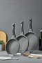 Stoneluxe 3-Piece Cast Iron Pan Set - 3