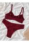 Cotton Comfort Stretch Underwire Plain Cotton Bra Panties Underwear Set - 3