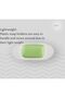 White Bath Soap Holder - Durable Plastic Bathroom Soap Dish - 4