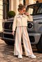 Girls' Gabardine Jacket and Pants Set 3-10 Years - 2
