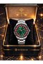 Men's Steel-Strap Watch with Dual-Action Roulette Mechanism - 3