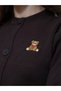 Brown Teddy Bear Detailed Knitwear Cardigan - 3