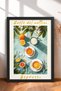 6 Piece Coffee and Cookie Break Framed Painting Set Italy Posters Wall Decor Sixit38 - 2