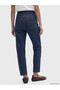 Alita City Lcw Everyday Indigo Denim Straight Slim Mom High Shrinkable Leg Women's Jean Pants - 4