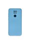 حافظة Xiaomi Redmi Note 9 نانو نانو داخل سيليكون مخملي - أزرق