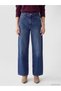 Alita City Lcw Jeans with a Difference in Color Indigo Denim Straight Wideleg High Wide Leg Women's Jean Pants - 2