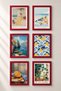6 Piece Polignano and Citrus Framed Painting Set Italy Posters Wall Decor Sixmx40