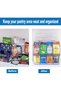 Tea Bag Organizer with Lid Stackable 8 Compartment Tea Organizer - 3