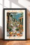 6 Piece Buongiorno Italy Framed Painting Set Italy Posters Living Room Kitchen Gallery Wall Sixit08 - 4