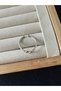 Silver Color Basic Knot Ring - 2