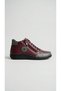 26K-182-8013 Genuine Leather Orthopedic Boots with Zipper and Rubber Laces for Women