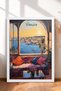 6 Piece Portofino to Napoli Framed Painting Set Italy Posters Wall Decor Sixmx25 - 5
