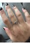 Silver Color Basic Knot Ring - 4