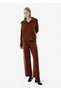 Relax Fit Brown Cashmere Knitwear Trousers - 3