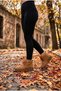 Livisng Women's Boots with Lace-Up and Fur Inside, Suede