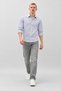 Men's Classic Collar Casual Gray Shirt - 4