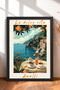 6 Piece Amalfi Orange Garden Framed Painting Set Italy Posters Wall Decor Sixit23 - 3