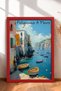 6 Piece Polignano and Citrus Framed Painting Set Italy Posters Wall Decor Sixmx40 - 4