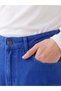 Alita City Lcw Modest Navy Blue Denim Straight Wideleg High Wide Leg Women's Jean Pants - 3
