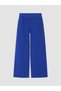 Alita City Lcw Modest Navy Blue Denim Straight Wideleg High Wide Leg Women's Jean Pants - 5
