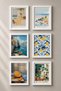 6 Piece Polignano and Citrus Framed Painting Set Italy Posters Wall Decor Sixmx40