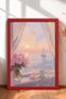 6 Piece Floral Sea Windows Framed Painting Set Italy Posters Wall Decor Sixit20 - 3