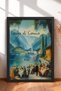 6 Piece Full Moon and Night Table Framed Painting Set Italy Posters Wall Decor Sixmx44 - 4