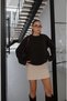 Bitter Brown Nara Crew Neck Soft Sweater