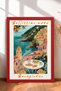 6 Piece Buongiorno Italy Framed Painting Set Italy Posters Living Room Kitchen Gallery Wall Sixit08 - 3