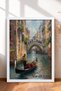 6 Piece Full Moon and Night Table Framed Painting Set Italy Posters Wall Decor Sixmx44 - 2