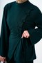 Women's Chinese Buttoned Stand Collar Suit Green - 5