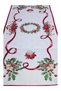 Wreathed Jacquard Woven Tapety-Gold Silvery -Christmas Runner 40*100 - 3