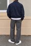 Men's Oversize Double-Way Zipper 100% Cotton Jacket – Comfortable Fit, Elastic, Daily and Casual Style - 4