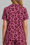 3 Pieces Women's Short Sleeve Casual Pajama Set - 5