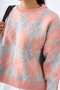 Women's Baklava Pattern Knitwear Sweater Powder - 6