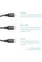 ECVV Multi Charging Cable, 3 in 1 Charging Cable Nylon Braided Multi Charger Cable Fast Charging Cor - 6