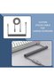 كابل USB C ملفوف للوحة المفاتيح الميكانيكية للألعاب/الهاتف - رمادي - 7