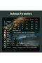 مصباح يدوي N1pro EDC، 1000 لومن قابل لإعادة الشحن، 6 أوضاع، مصباح جيب صغير الحجم يعمل ببطاريات AA - 3