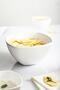 Acrylic Baroque White Medium Size Square Fruit & Salad Bowl & Mixing Bowl / 1.5 Lt (Not Glass) - 3