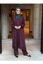 Seasonal Crystal Knitted Fabric and Chiffon Detailed Yüsra Set