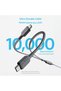 كابل USB C إلى USB C 2 في 1، بقوة قصوى 140 واط (عبوة واحدة، 1.2 متر، أسود) - 5