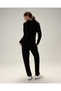 6Wf2004-Bk Women's Hooded Sweatshirt, Black. - 5